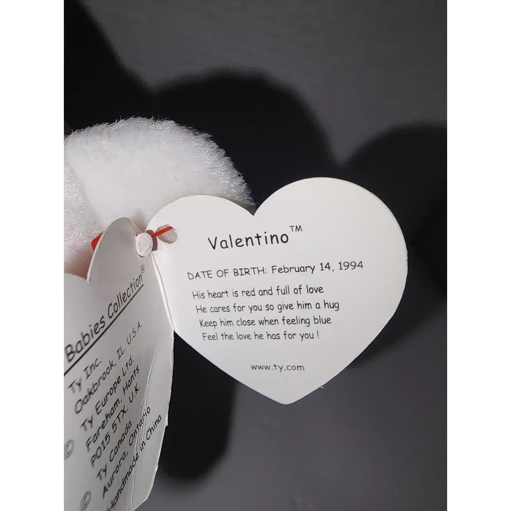 Ty‎ Beanie Babies Valentino The Bear February 14 1994